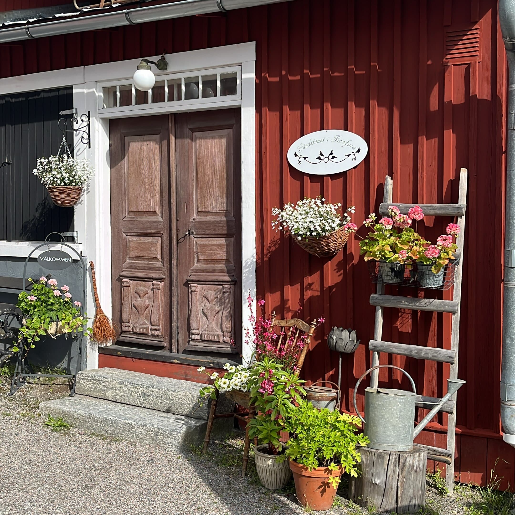 Gårdstunet i Finnfara
